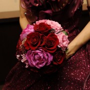 Colorful dress bouquet